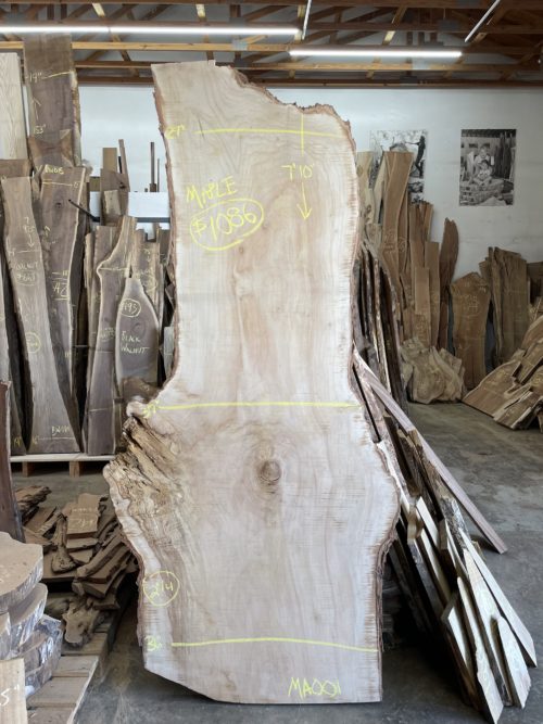 Maple Live Edge Furniture Grade Lumber OddWood Lumber